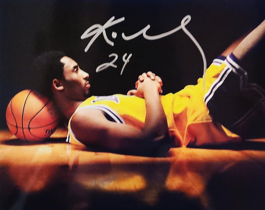 Kobe Bryant signed photo time out Beckett autographs