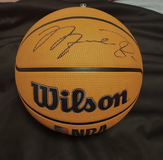 Michael Jordan signed Wilson basketball Boston memorabilia