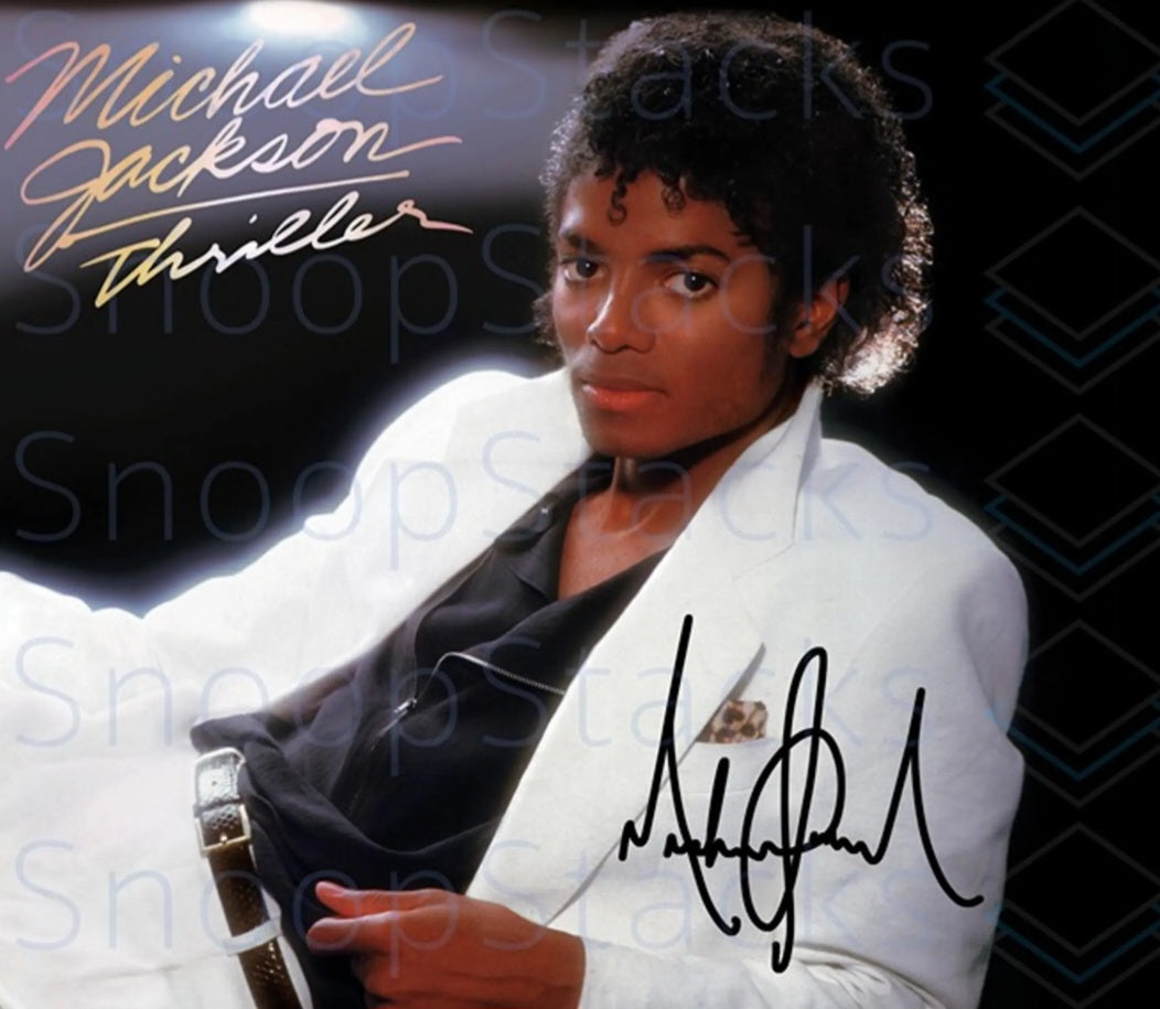 MICHAEL JACKSON signed autographed photo thriller COA Hologram