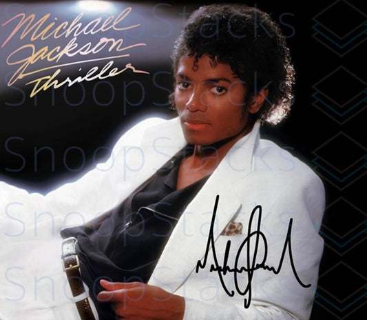 MICHAEL JACKSON signed autographed photo thriller COA Hologram