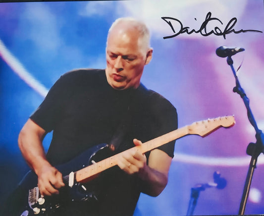 DAVID GILMOUR Signed Autographed Photo Jam COA Hologram