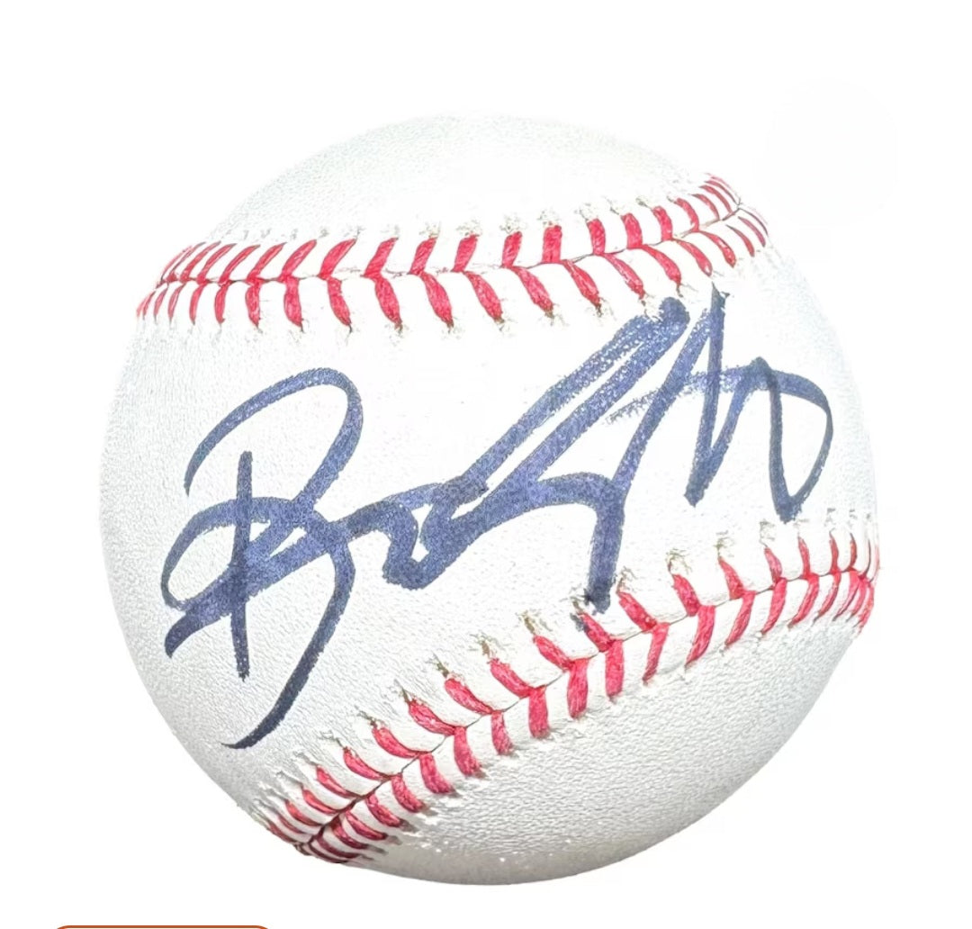 Bruce Springsteen signed Major League Baseball by Boston memorabilia