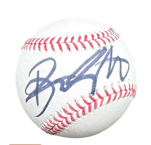 Bruce Springsteen signed Major League Baseball by Boston memorabilia