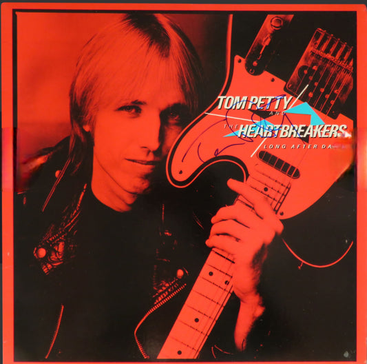 Tom Petty signed album in blue marker long after dark by Boston memorabilia