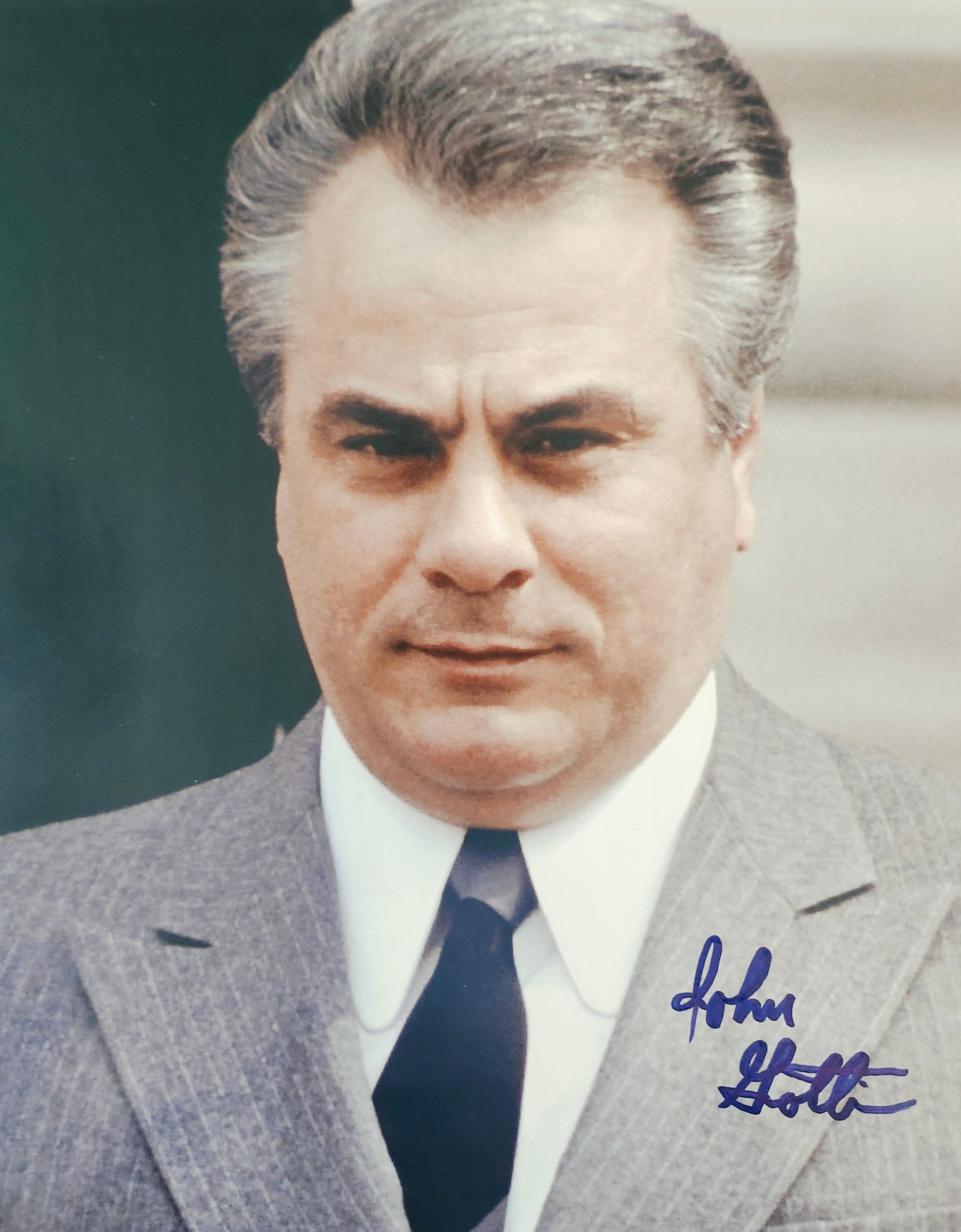 JOHN GOTTI Signed Autographed Photo Don Coa Hologram