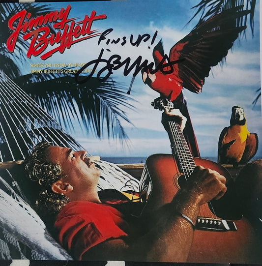 JIMMY BUFFETT Signed Album Songs You Know By Heart COA Hologram