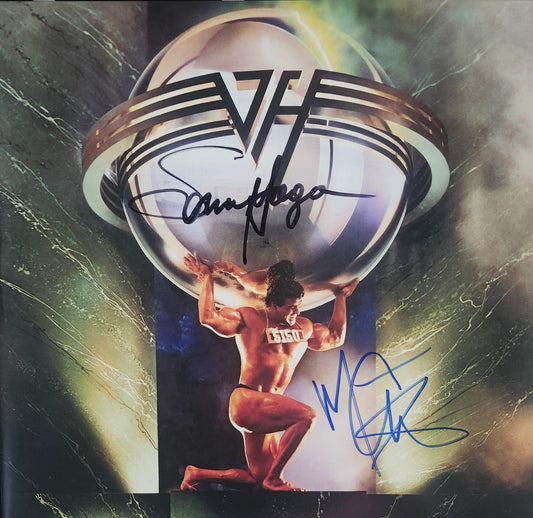 SAMMY HAGAR MICHAEL ANTHONY Signed Album 5150 COA Hologram