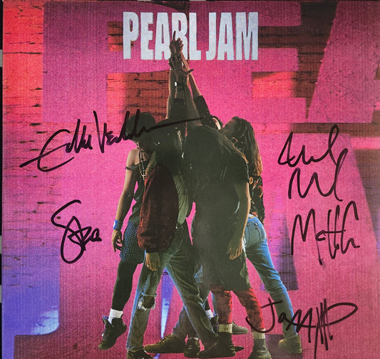 PEARL JAM signed autographed album Ten COA Hologram