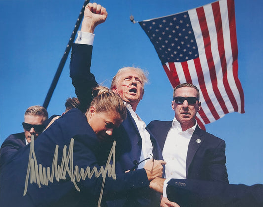 DONALD TRUMP Signed Photo COA Hologram