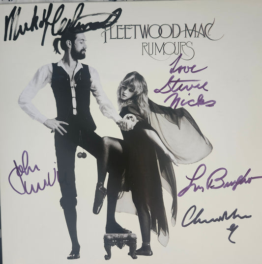 Fleetwood Mac signed rumours album late edition COA hologram