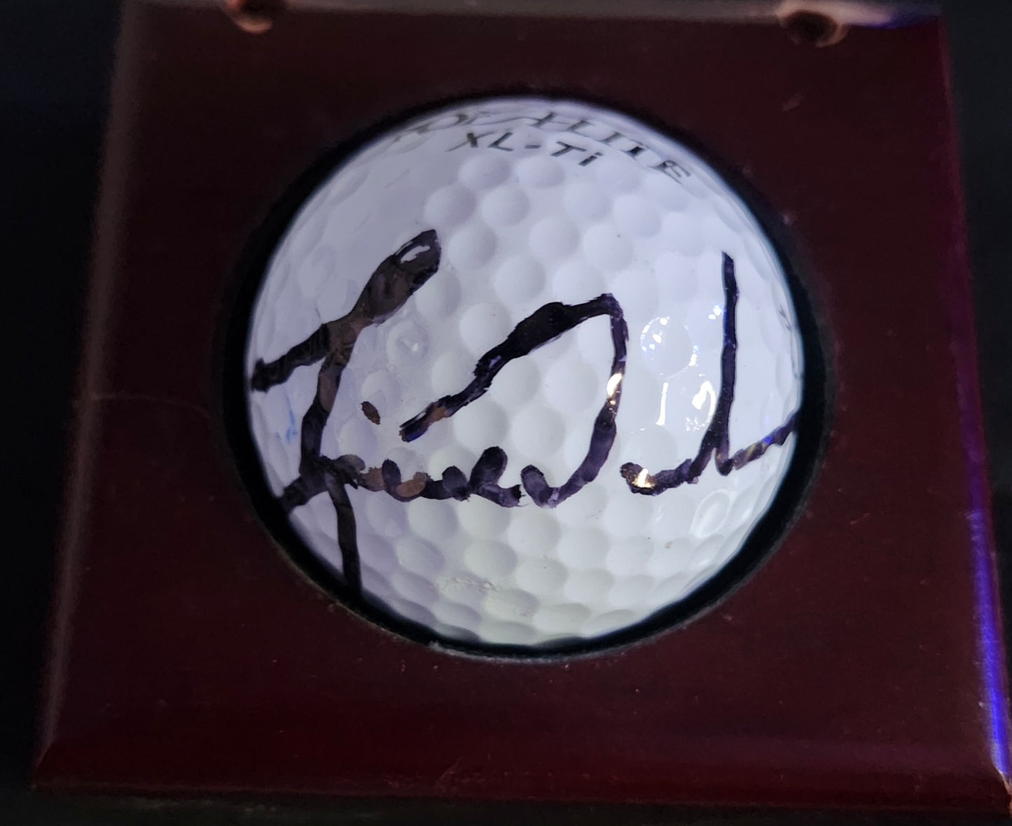 MICHAEL JORDAN TIGER WOODS Signed Golf Ball COA Hologram