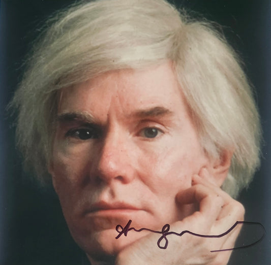 ANDY WARHOL signed autographed photo COA Hologram