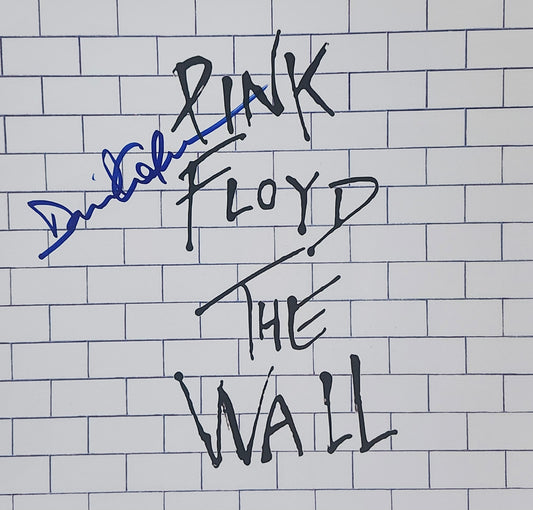 DAVID GILMOUR Signed Album The Wall COA Hologram