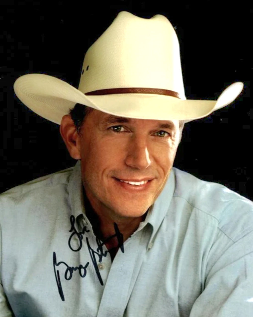 GEORGE STRAIT signed autographed photo COA Hologram