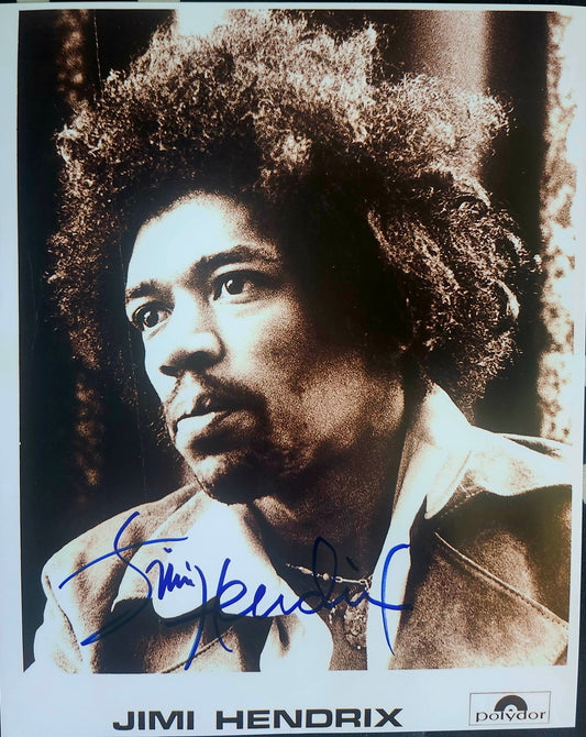 JIMI HENDRIX Signed Photo COA Hologram