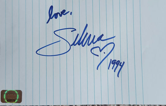 SELENA Signed Paper Cut COA Hologram