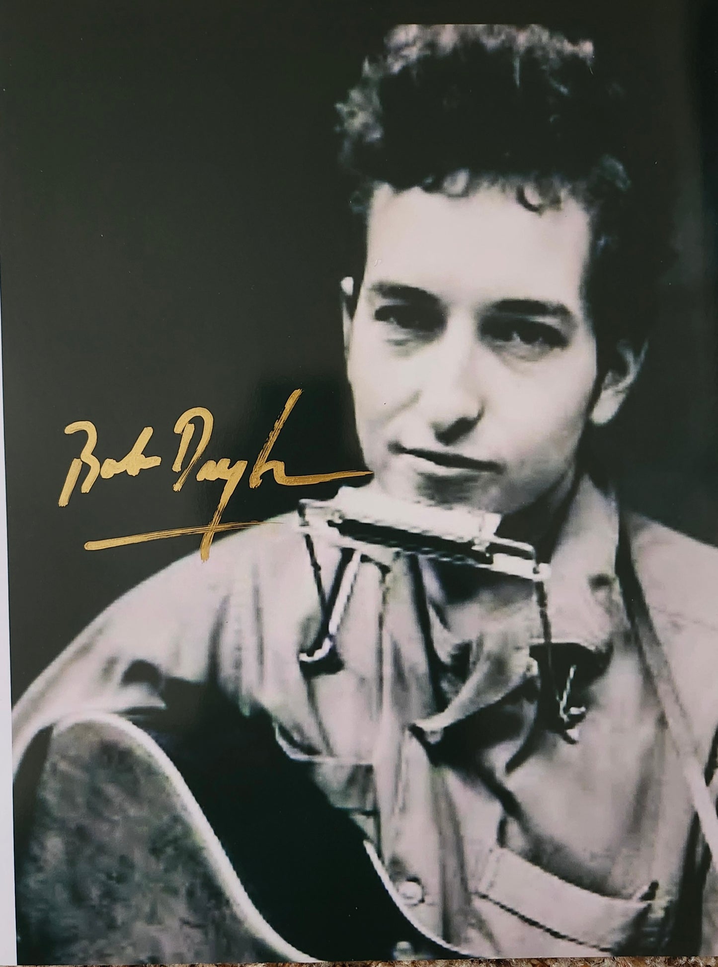 BOB DYLAN Signed Autographed Photo vintage image COA Hologram