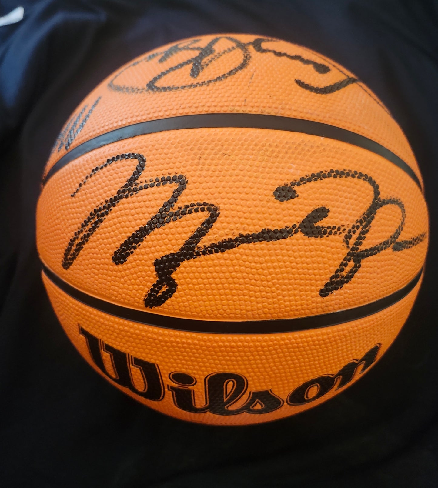 MICHAEL JORDAN AND NBA LEGENDS Signed Basketball COA Hologram