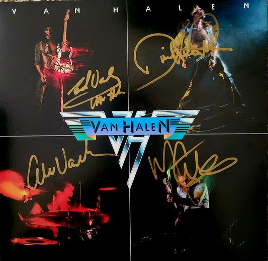 VAN HALEN signed autographed debut album COA Hologram
