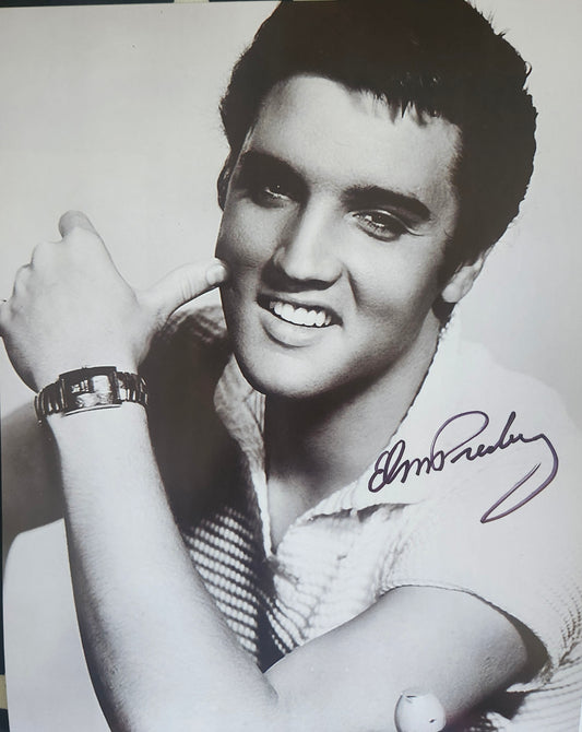 ELVIS PRESLEY signed autographed photo COA Hologram
