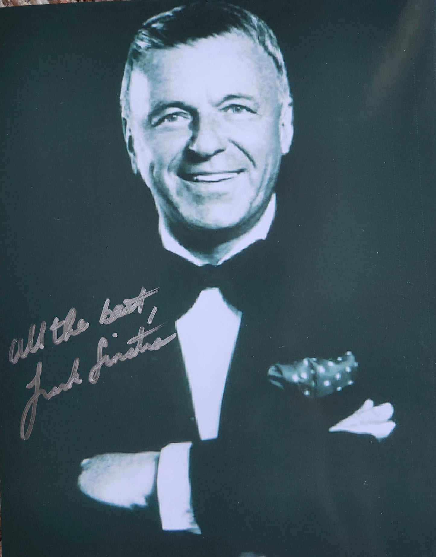 FRANK SINATRA signed autographed photo all the best COA Hologram