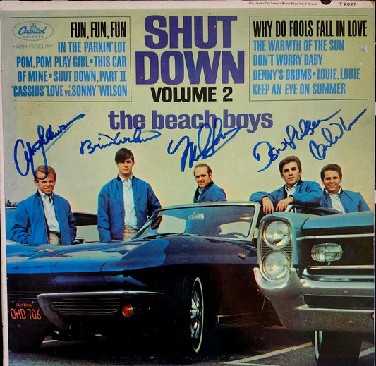 The Beach Boys signed album shut down by Boston memorabilia