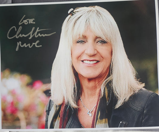 CHRISTINE McVIE signed autographed photo COA Hologram