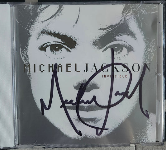MICHAEL JACKSON Signed CD COA Hologram