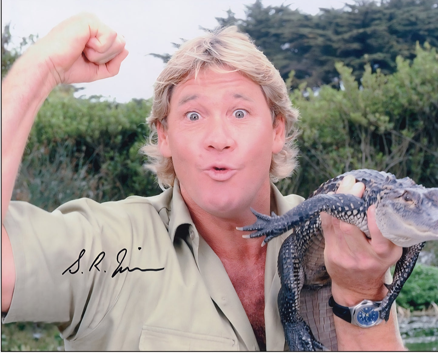 STEVE IRWIN Signed Photo COA Hologram