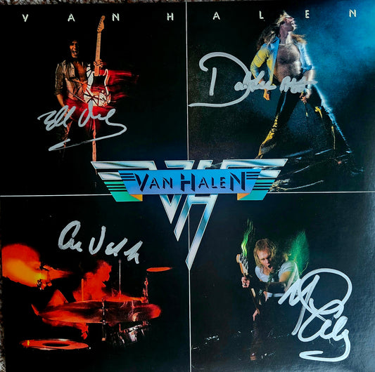 VAN HALEN signed autographed debut album COA Hologram