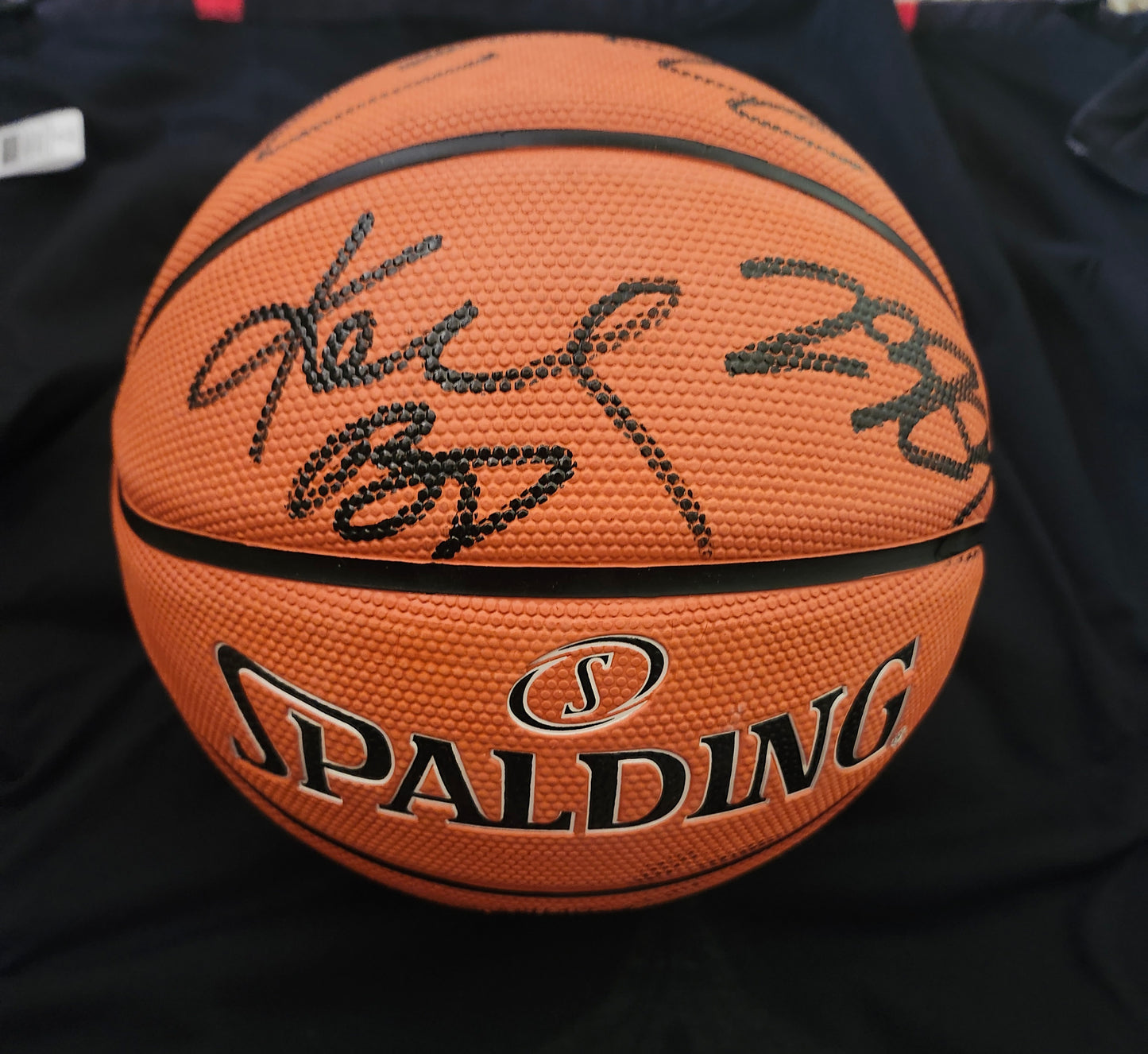 MICHAEL JORDAN LeBRON JAMES KOBE BRYANT Signed Basketball COA Hologram