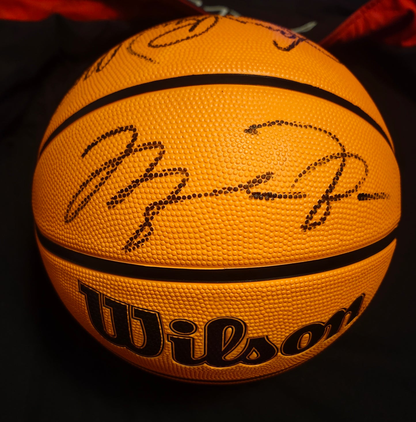 MICHAEL JORDAN AND NBA LEGENDS Signed Basketball COA Hologram