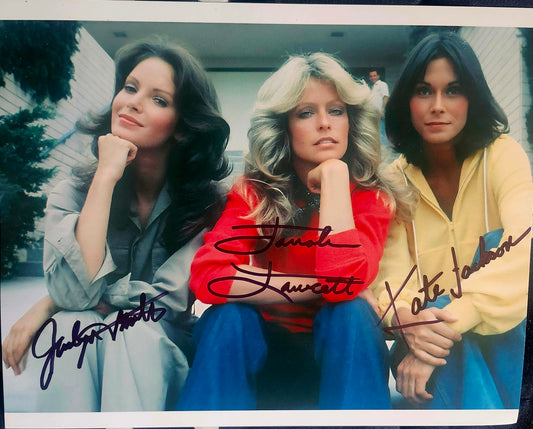 CHARLIE'S ANGELS CAST signed autographed photo COA Hologram