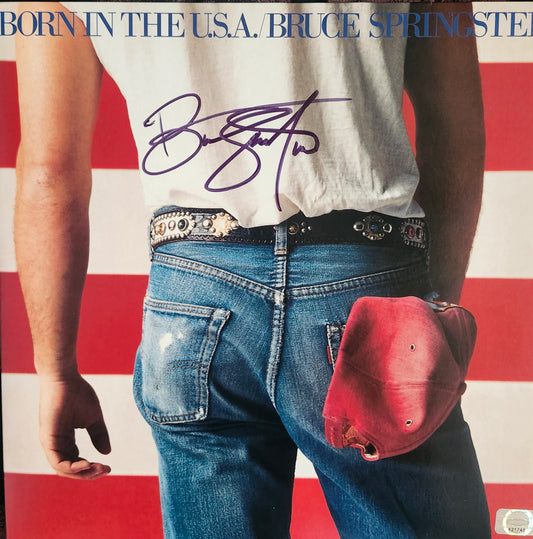 BRUCE SPRINGSTEEN signed autographed Album Born in the USA COA Hologram