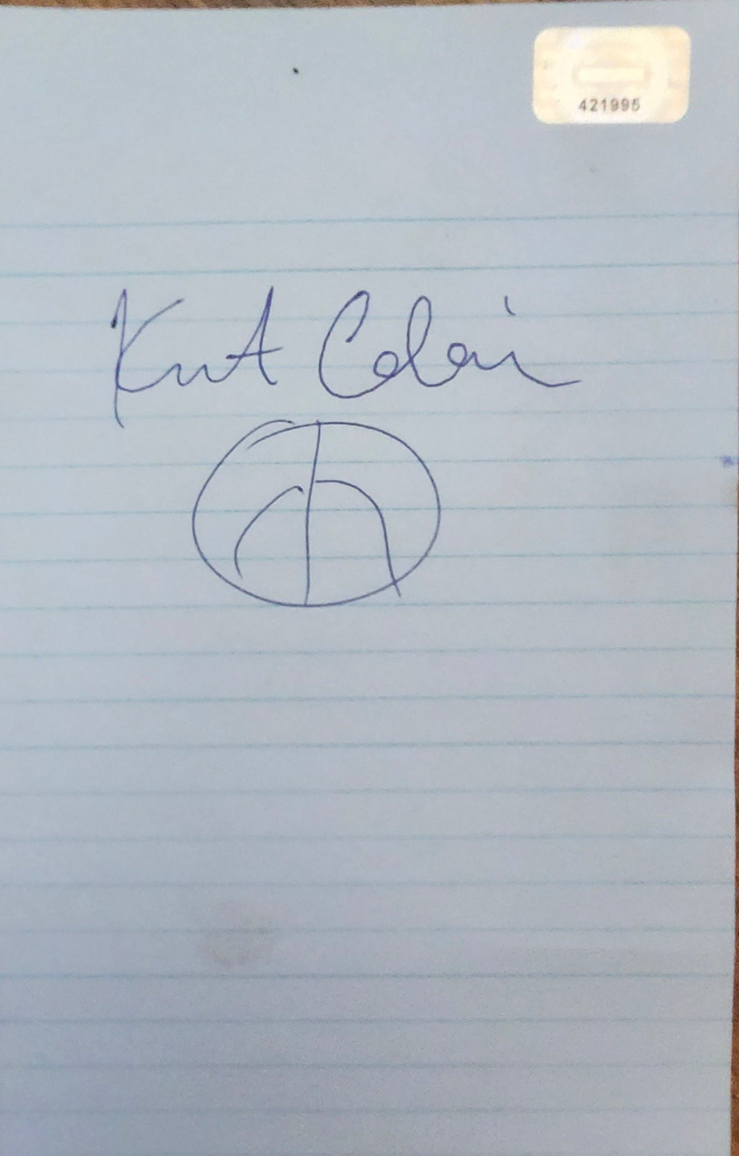 KURT COBAIN signed autographed photo Guitar Melody COA Hologram main image 0