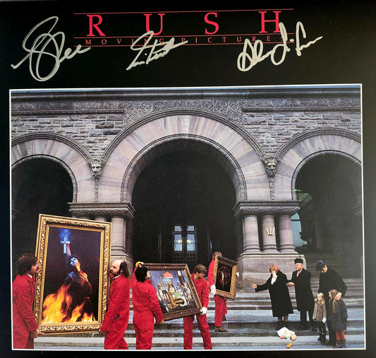 RUSH Band Signed Autographed Album MP COA Hologram