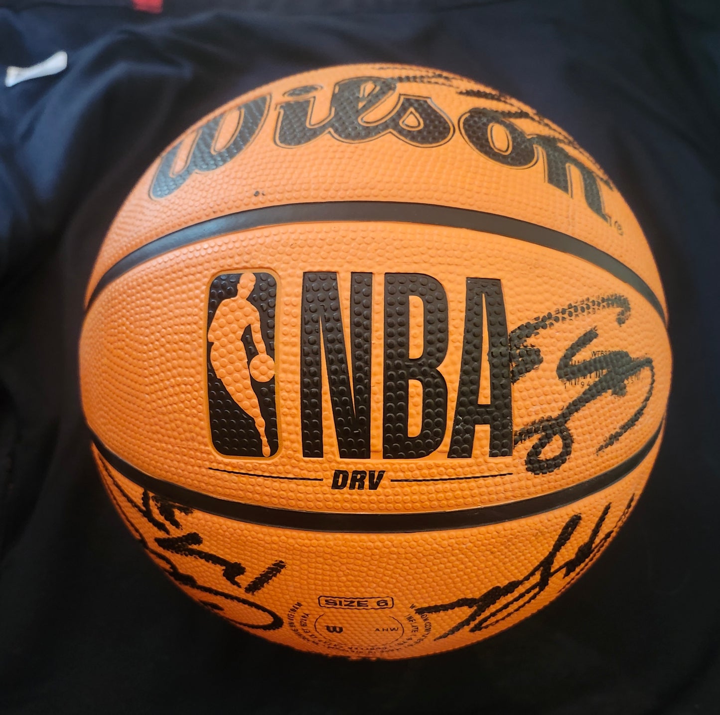 MICHAEL JORDAN AND NBA LEGENDS Signed Basketball COA Hologram