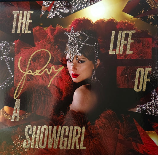 TAYLOR SWIFT Signed Album The Life of a Showgirl COA Hologram