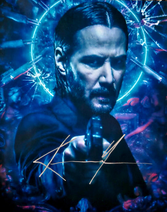 KEANU REEVES Signed Autographed Photo John Wick COA hologram