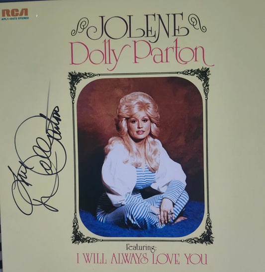 DOLLY PARTON Signed Autographed Album Jolene COA Hologram