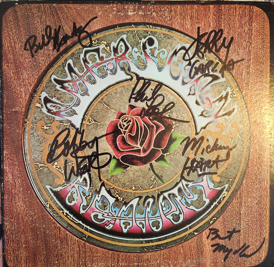 Grateful Dead signed album American Beauty by Boston memorabilia