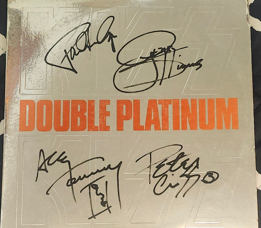 KISS Signed Album Double Platinum COA Hologram
