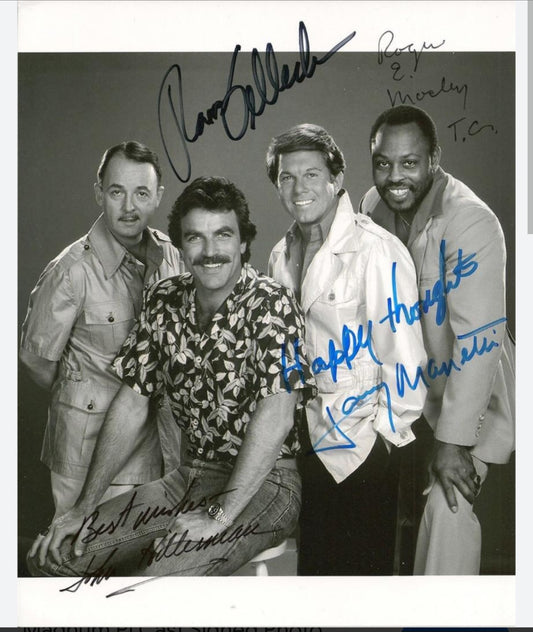 MAGNUM P.I. CAST signed autographed photo COA Hologram $150