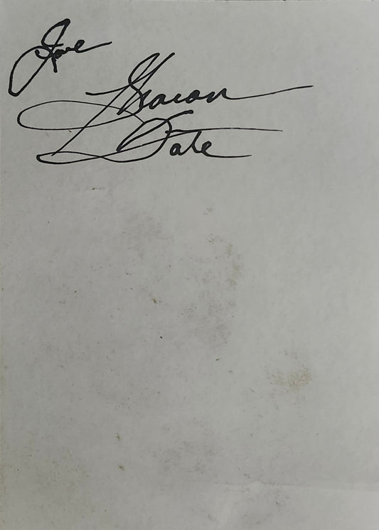 SHARON TATE Signed Autographed Paper COA Hologram
