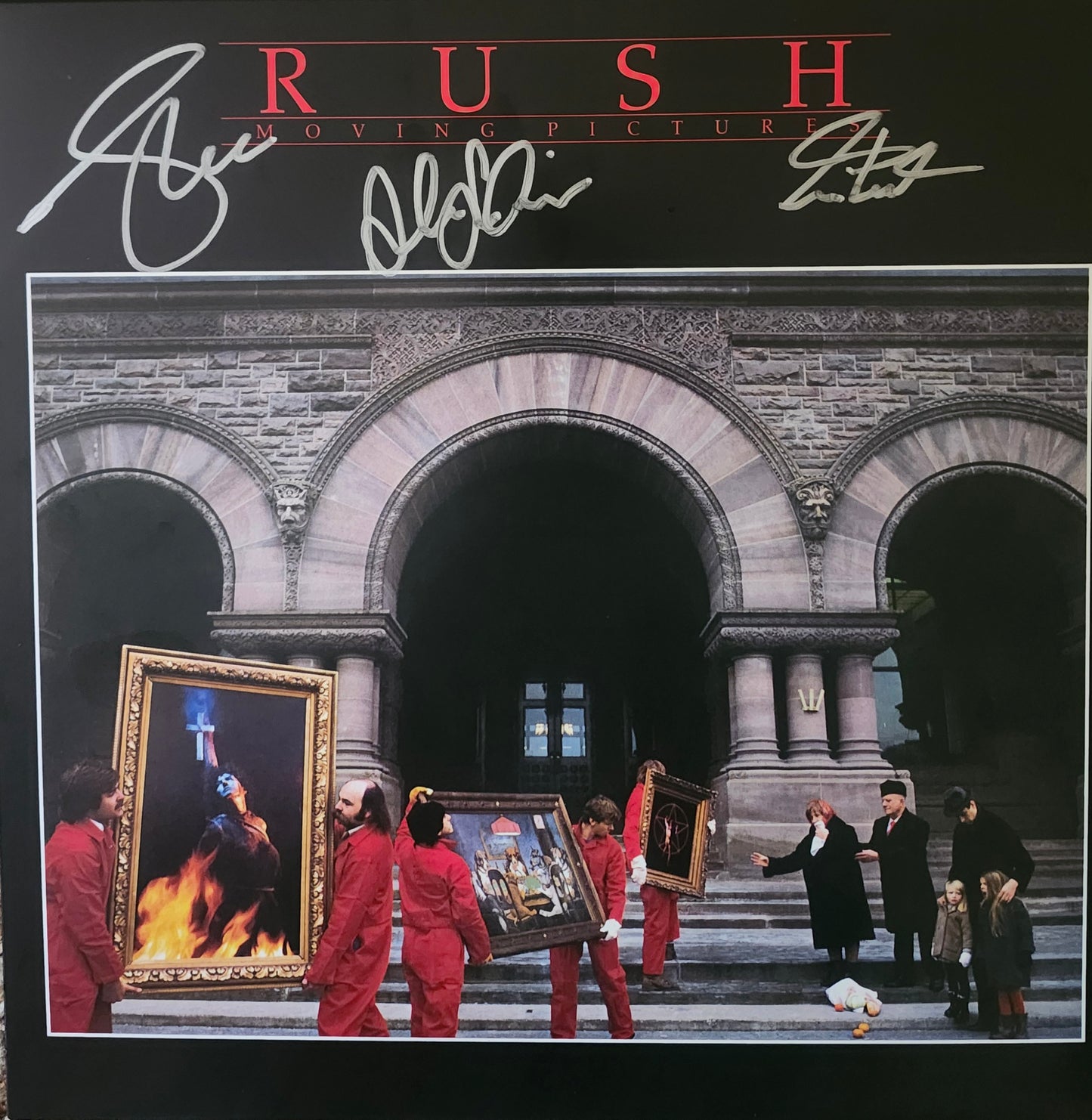 RUSH Band Signed Autographed Album MP COA Hologram