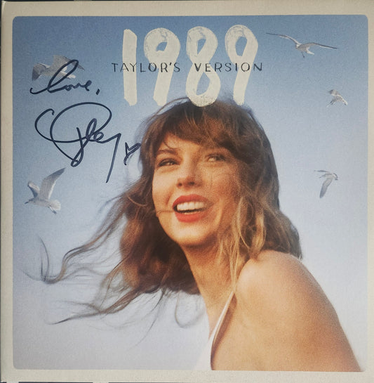 TAYLOR SWIFT Signed Album 1989 Love COA Hologram