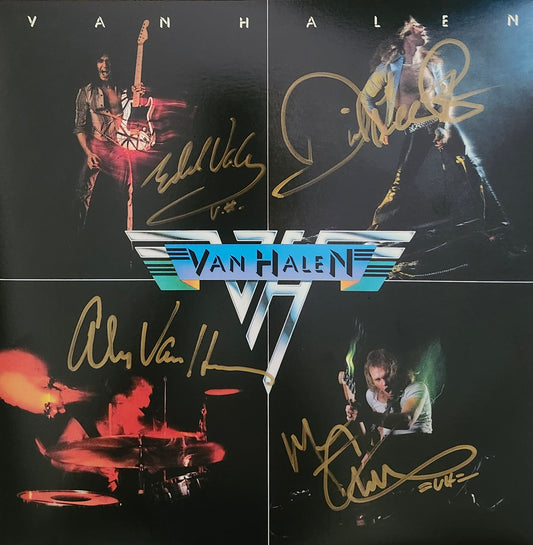 VAN HALEN signed autographed debut album COA Hologram