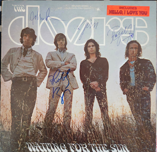 The doors signed album waiting for the Sun by Boston memorabilia