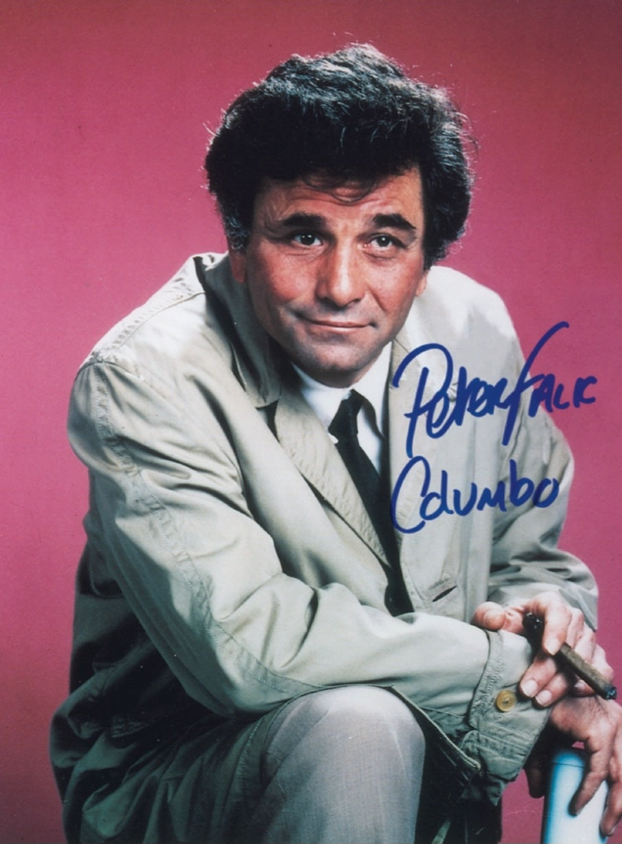 PETER FALK signed autographed photo COA Hologram