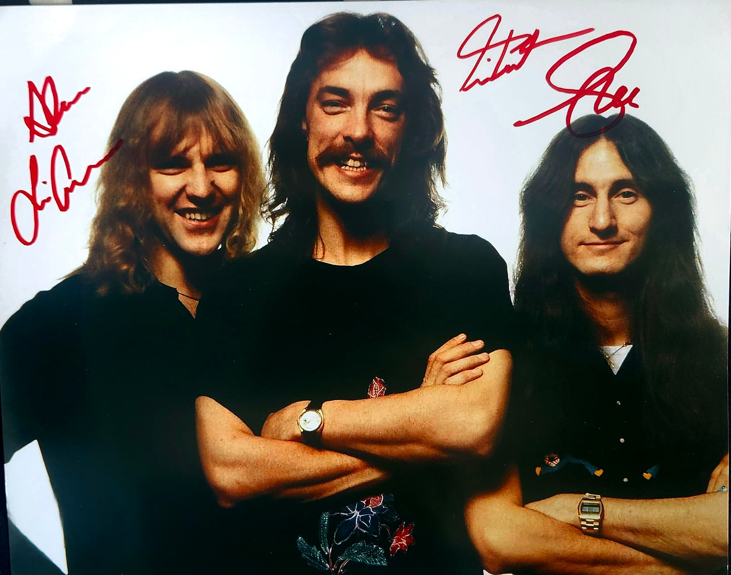 RUSH Band signed autographed photo COA Hologram